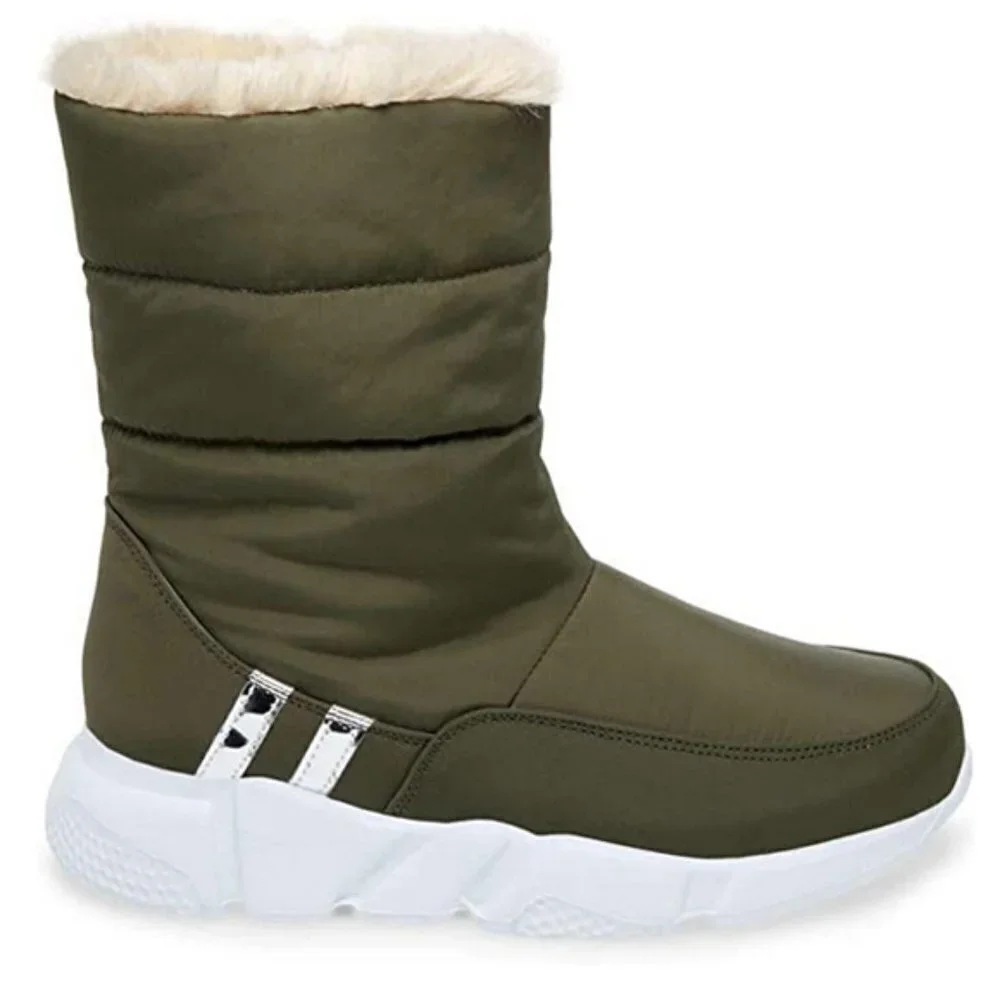 New Steve Madden Snowday Winter Boot sz 7 Olive